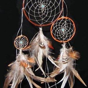 The beauty of the American Indian dreamcatcher has been embraced in many settings