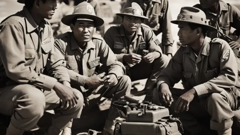 code talkers in the field